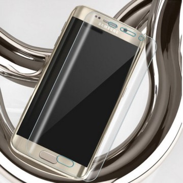 Ultra thin 0.3mm 9H hardness hot selling china sexy blue film screen protector for Galaxy S6 edge