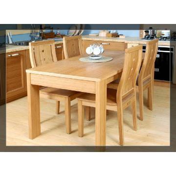 100% Solid Bamboo Dinner Table