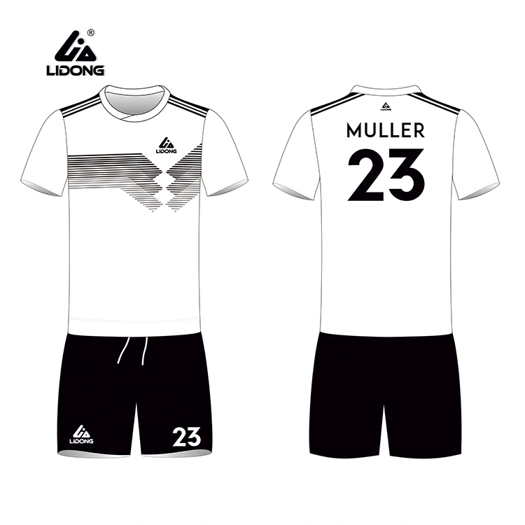 Bulk Black Blank Soccer Jerseys 