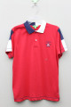 Boy's 100% Cotton Knitted Panel Polo with Small Embroider