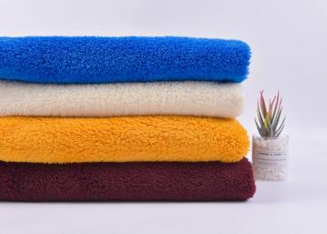 Plush Fleece Coat Jacket Brush Sherpa Fleece Fabric