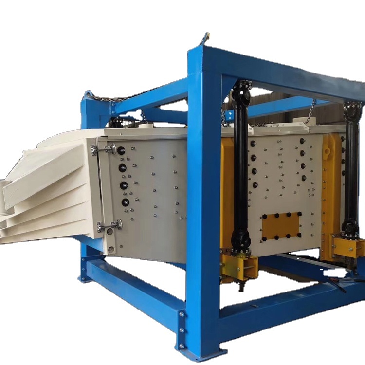 New Square Gyratory Screen Equipment for Separation Fine Screening and Centrifuge with Core Motor Component for Plant Pattern