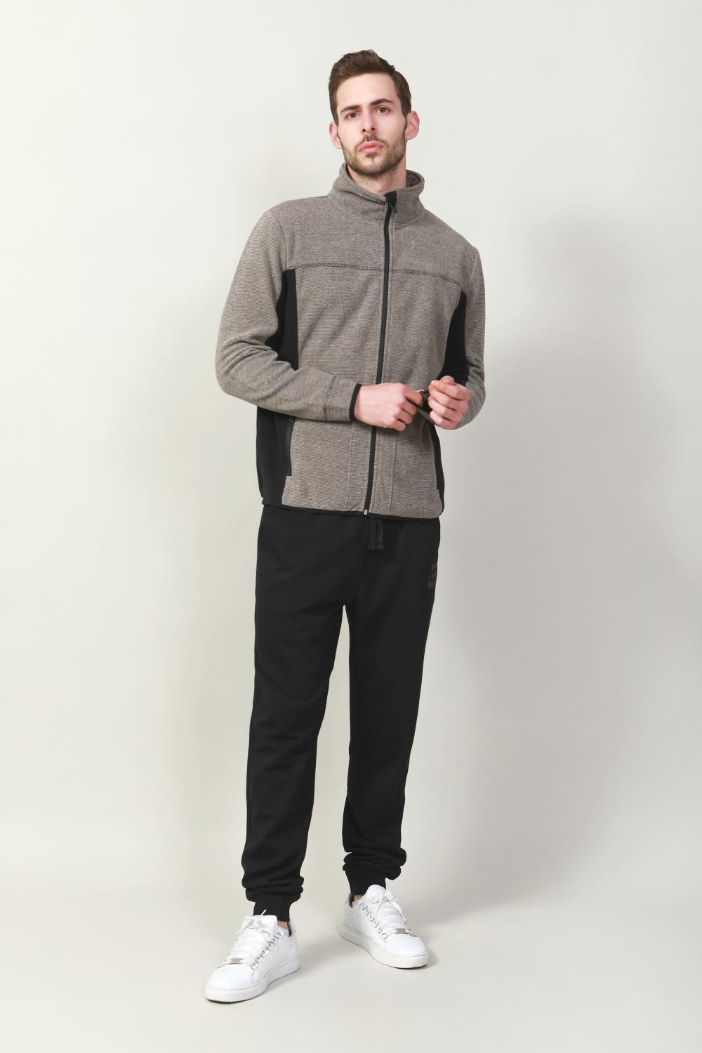 men's contrast bonded jacket