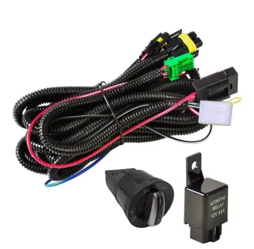 12V Fog Lamp Light ON/OFF Switch Kit for Volkswagen Golf, POLO, UP