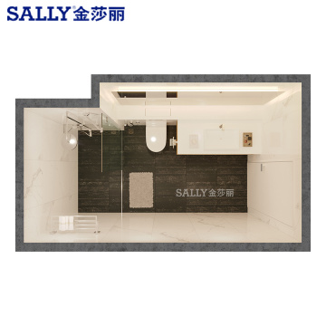 Vaina modular del cuarto de baño de la casa prefabricada GRC modificada para requisitos particulares de SALLY