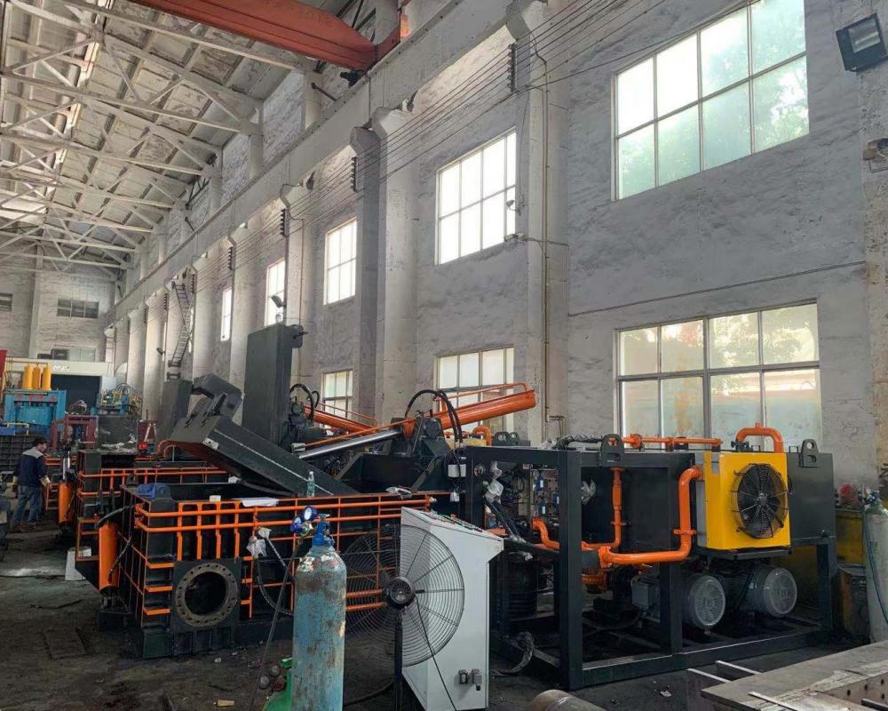 Waste Iron Chips Turnings Baler Recycling Machine