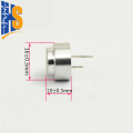 16 * 10mm 40khz الألومنيوم ماء كهرضغطية استشعار جهاز الإرسال والاستقبال