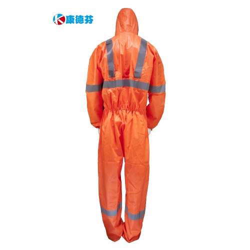 Reflective Non Woven Coveralls Protective Safety Clothing