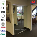 JHK-G01 Restaurant Wrought Iron Glass Inserts Blinds Door