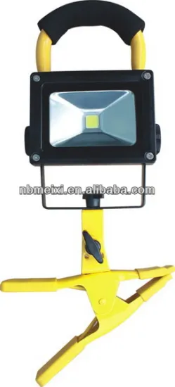 10w aluminium rechargeable BBQ light with clip