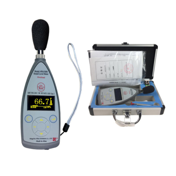 AWA5636-4 Professional Decibel Meter with OLED Display and Data Log Function