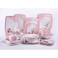 38 pcs dinnerware set for 6 person