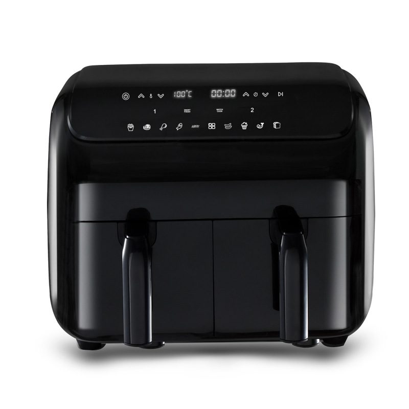 good looking digital 4L+4L mental air fryer