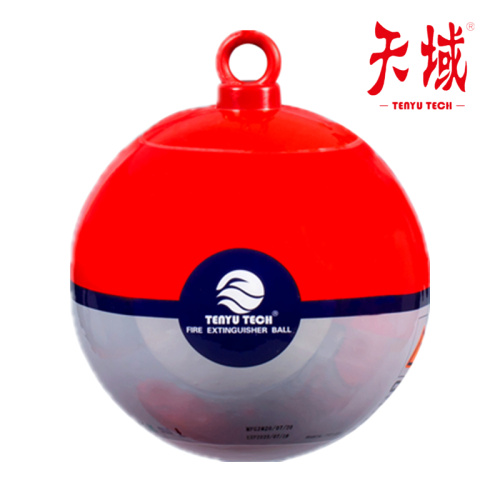 Customizable hanging dry powder fire extinguishing ball