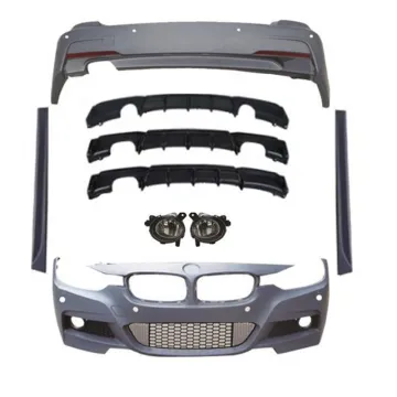 PP Plastic Body Kit Front Rear Bumper Side Skirt for BMW 3 Series F30 2013-2019 M-Sport Style