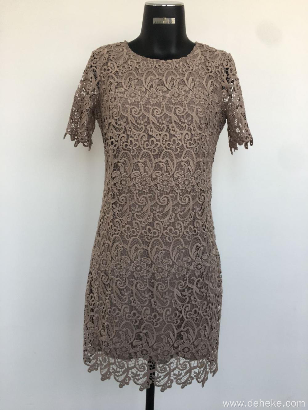 Comfortable Elegant Knitted Lace Dress