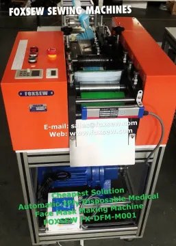 Cheapest Automatic 3Ply Disposable Face Mask Making Machine