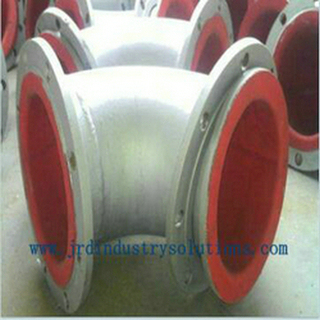 Wear Resistant Rubber Lined Steel Pipe Fitting