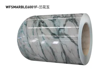 Marble precoated metal plate
