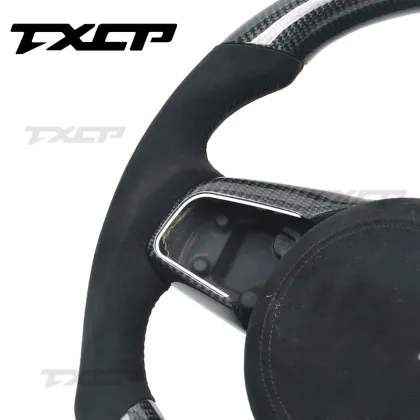 Fit For Jaguar E-PACE XE XEL XFL XJ F-TYPE XF F-PACE Ftype Carbon Fibre Steering Wheel