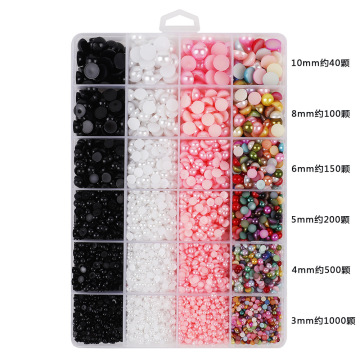 Perle di mezza perle da 3 mm-10 mm personalizzabili perle perle per progetti di accessori fai-da-te per progetti di accessori fai-da-te