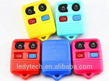 Ford color remote key cover case fob blank 4 buttons in pink yellow blue red