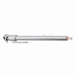 pencil tire pressure gauge, differential pressure gauge, popular style, metal tube with chorme-plasted head