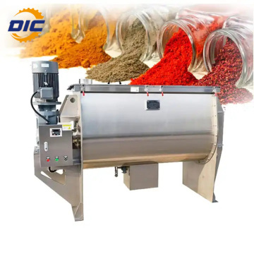 horizontal industrial ribbon blender mixer