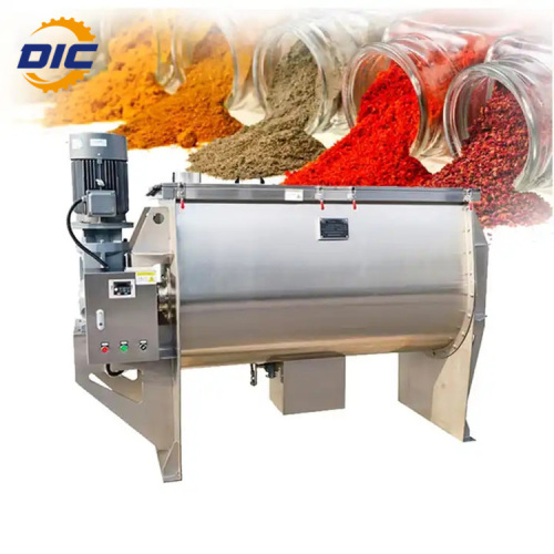 horizontal industrial ribbon blender mixer