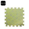 Gelbe Blumen Transferdruck EVA Foam Puzzle Mat