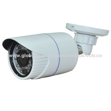 1.0MP CMOS Waterproof IP Camera, IP66/P2P/IR-Cut, 1/1.3/2MP Optional