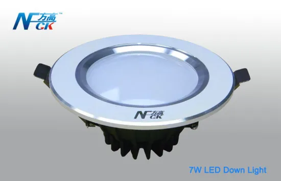 7w 3000k Ac 240volt Recessed Led Downlight , Led Down Light Fixtures