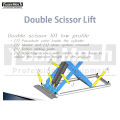 Low Profile Double Scissors Lift with Extention