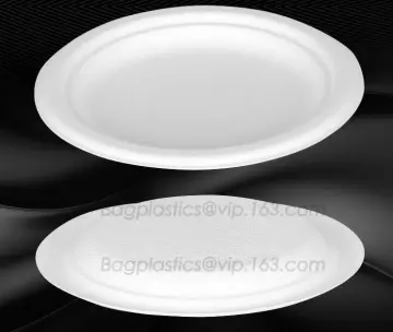 cheap price circular paper platsa with PLA film, Party restaurant catering PLA film disposable food plate