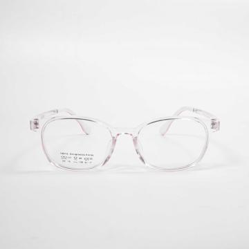 Lindo redondeo de gafas para niños transparentes