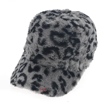 wild sexy leopard hunting winter baseball cap
