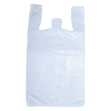 Clear Plastic Handle T-shirt Shopping Bags