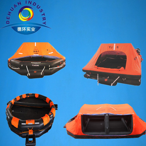 Types of Life Raft (throw-over type, davit-launching type, throw-overboard type, open-reversible type)