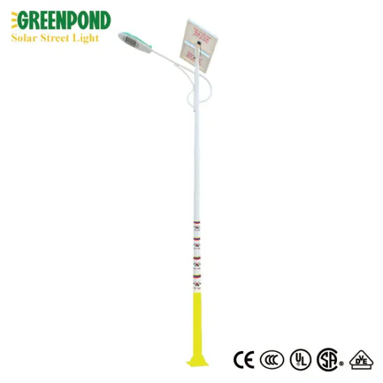 Economical solar street light with single arm