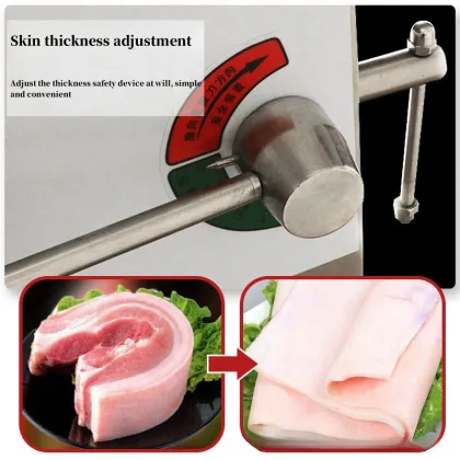 Pig Meat Skinner: Pork Rind Skin Removal Machine