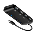 USB3.0 Multi Hub With LED Switch