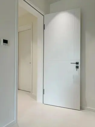 Outdoors Baking Varnished Doors