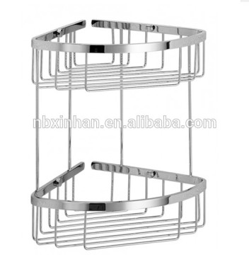 Chrome Double tier shelf, Wall Mount Soap Baskets