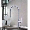 Chrome Faucet Dapur Menyelesaikan Single Handle Sink Faucet