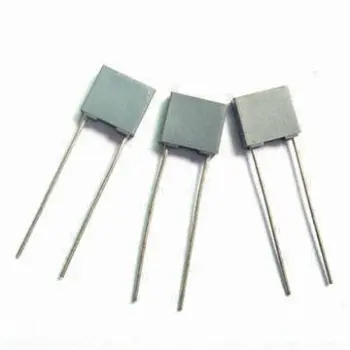 Miniature Metalized Polyester Film Capacitors, Mini Box with Great Specific Volume, 5mm Pitch