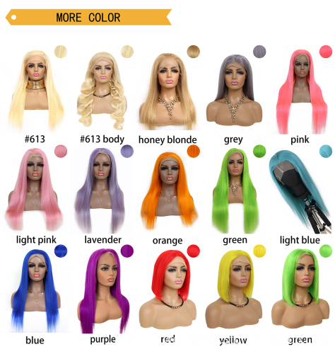 100% Real Mink Brazilian Human Hair Highlight Wig Ombre Color Full HD Swiss Lace Cuticle Aligned Virgin Hair Wig With Dark Roots