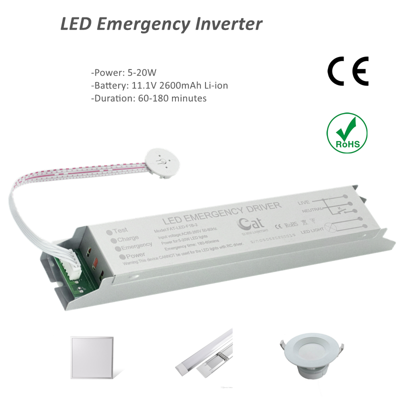 Onduleur d'urgence universel pour LED