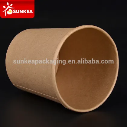 Paper soup pail, cup a soup, packaging for soup