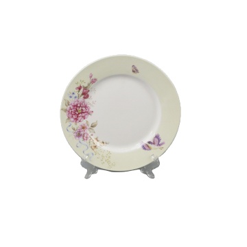 Modern Leopard Print Custom Ceramic Plate Set for Wedding and Home