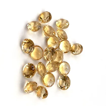 Yellow Crystal Mix Shape Loose Semi Precious Gemstones